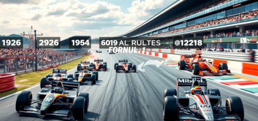 illustration de l'evolution des regles de la F1