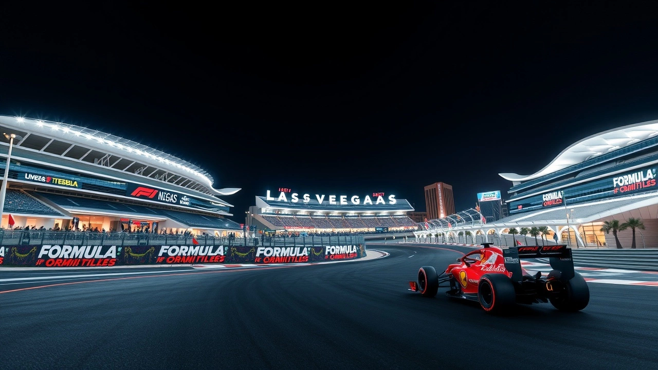 circuit de formule 1 de las vegas en détail